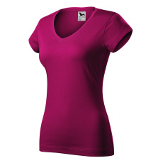 Triko dámské Adler Fit V-Neck 162, fuchsia red